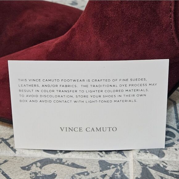 Vince Camuto, Enverna Boots in Beautiful Bordeaux Color. NIB-Size 8.5 - Picture 10 of 10